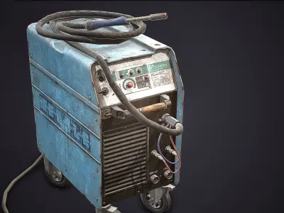 Welding Machine Low-poly 3D model get