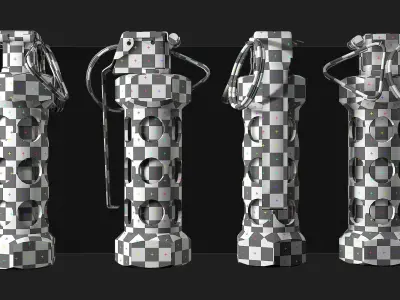 M84 STUN GRENADE Low-poly 3D model purchase