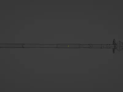 Spear Low-poly 3D model shop
