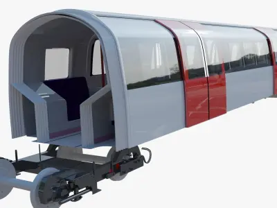New tube for London locomotive 3D model