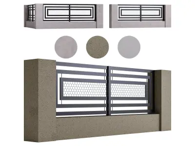 Fencing 51 3D model