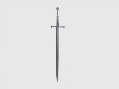 Bastard Sword 3D model buy