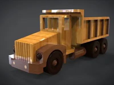 Toy Dump Truck 3D print model