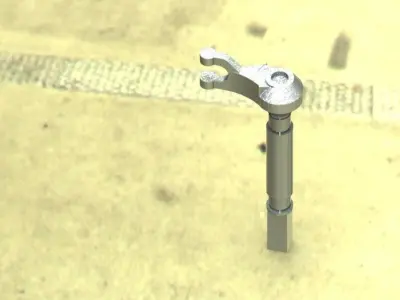 Shaft to ball Free 3D model