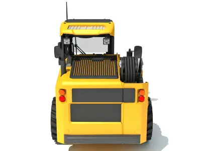 Skid Steer Loader Manure Fork 3D model