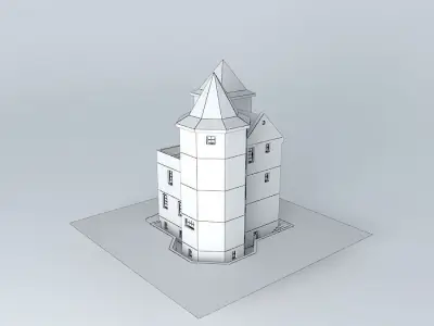 Two Towers 2 Free 3D model