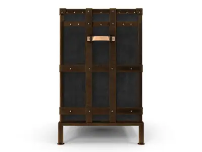 Ludlow Trunk Bar Cabinet Free 3D model