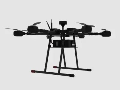 Black Drone2 3D model