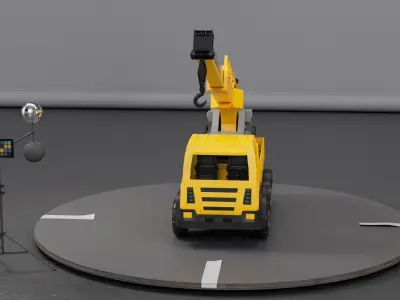 Crane Toy 3D Model Free 3D model