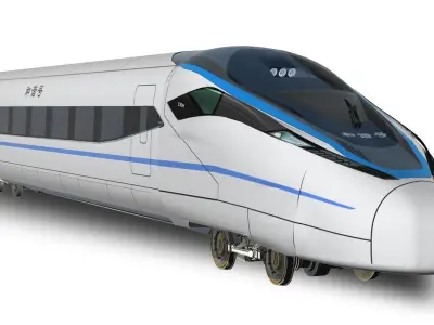 CRH 380D Locomotive 3D model