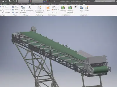 Conveyor belt 3d model 3D model