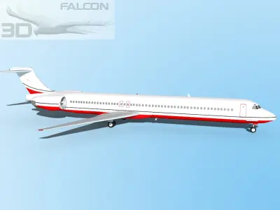 Falcon3D MD-80 Corporate 4 3D model