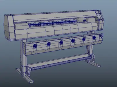 cutting plotter 3d model 3D model