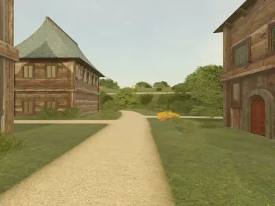 Island Village 3D model buy