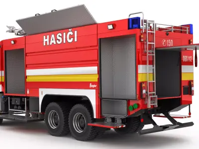 Mercedes Arocs Fire Truck HASICI 3D model