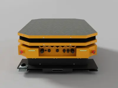 Package Lifter Machine - Material Lifting Equipment Low-poly 3D model