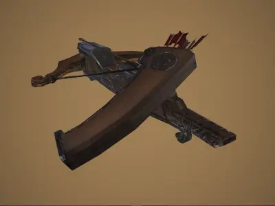 Crossbow Free low-poly 3D model