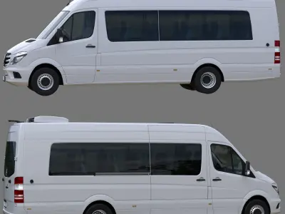 Mercedes-Benz Sprinter Bus 2015 3D model