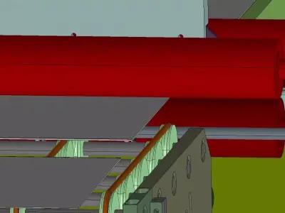 Paper and Cardboard Sheet Film Lamination Machine 3D CAD Model  3D model