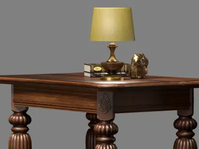 Thomas chesterfield armchair antique 3D model