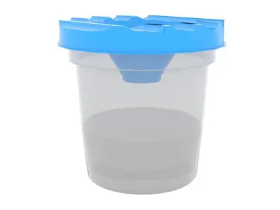 Writing Brush Cups 3D model
