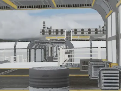 sci fi room part 2 3D model