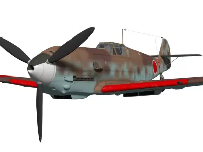 Messerschmitt Bf 109 E7 3D model