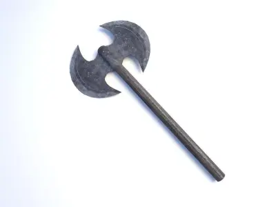 medieval axe 3D model get