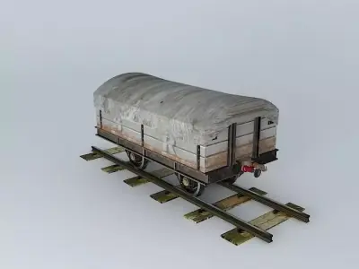 Eco Rail N/Gauge S-R Covered Old Steam Days Free 3D model