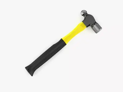 Graphite Ball Pein Hammer 3D model