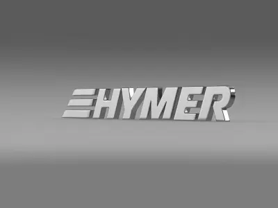 hymer logo 3D model by Sergey