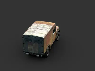 3D Military Ambulance 3D model