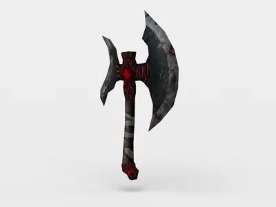 Axe Low-poly 3D model buy