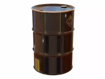 Oil Barrel 3D model shop