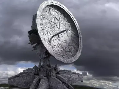 Military Ops Satellite Dome 1  3D model