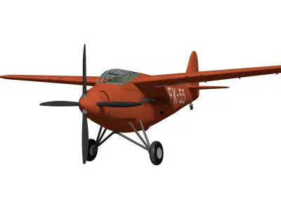 Koolhoven FK55 3D model purchase