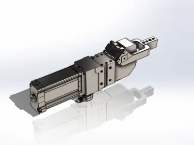 Grampo Pneumatico UCBP 40 Pneumatic Clamp 3D model