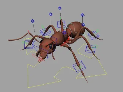Ant Rig 3D model