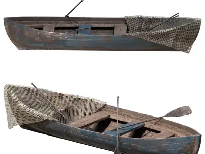 Old Boat 3D model