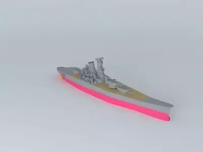 IJN YAMATO Free 3D model