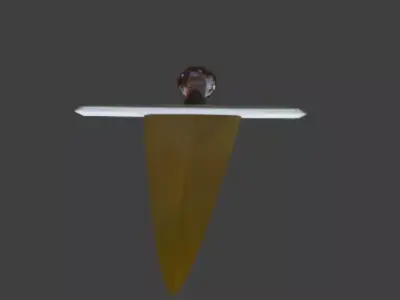 Fantasy Dagger - Game Ready - Blender FBX OBJ STL Free low-poly 3D model