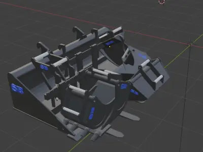 SB Bucket Set 3D model