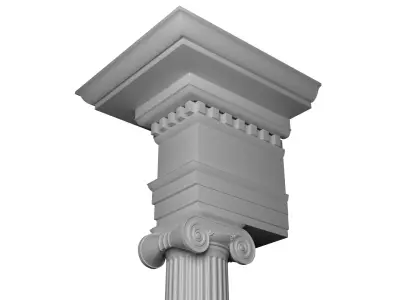Ionic Column 3D model