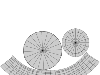 Antique Trophy Award Pedestal 3D model