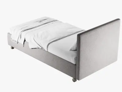Single bed 3D model