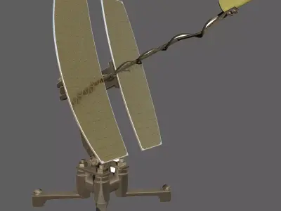Sci-Fi Antenna 3D model buy