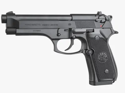 Beretta M92 FS 3D model
