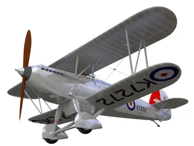 hawker fury 3D model
