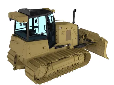 Bulldozer D4 3D model