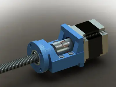Motor Holder Free 3D model